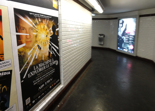 ０１１・ピュイゾーからパリ「地下鉄に下りていく」。０１・５１０.jpg